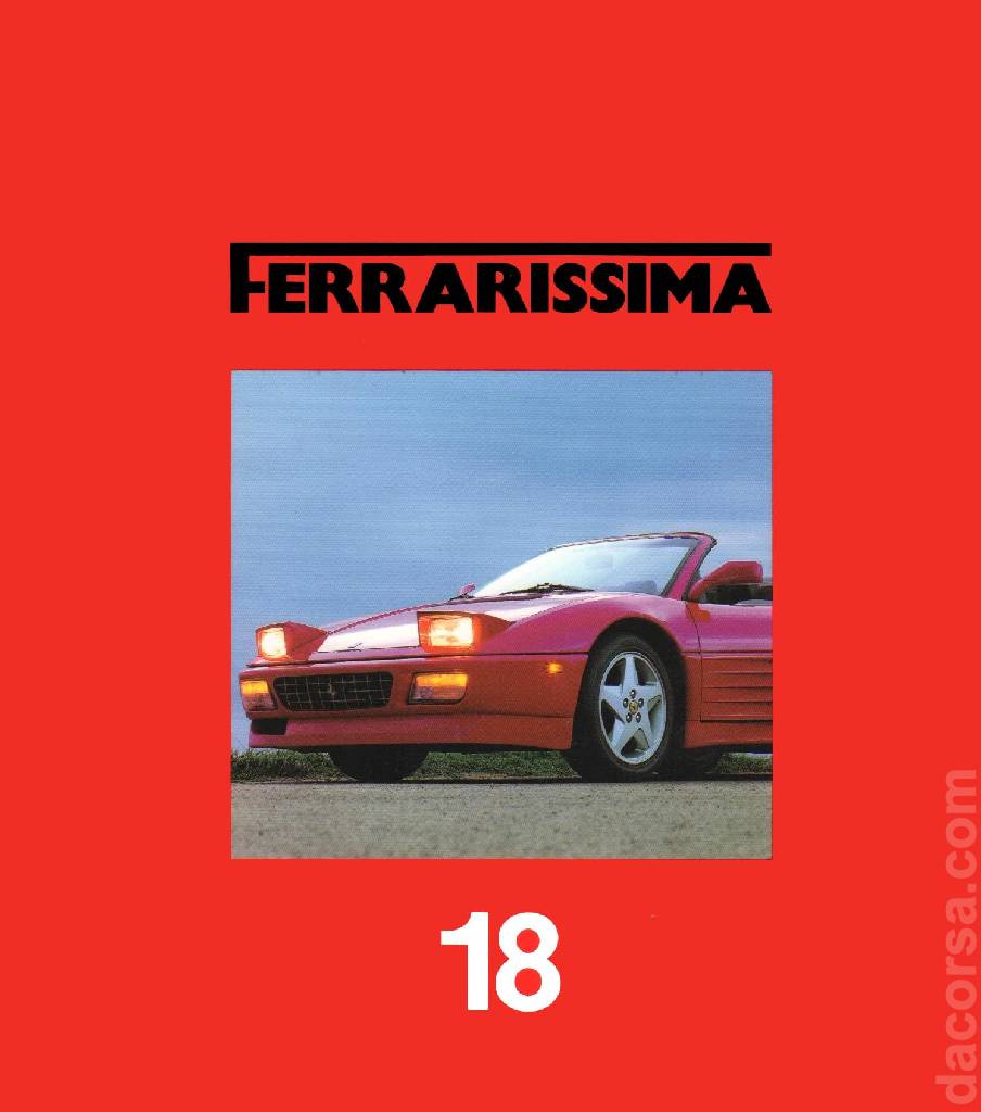 Cover of Ferrarissima issue 18, %!s(<nil>)
