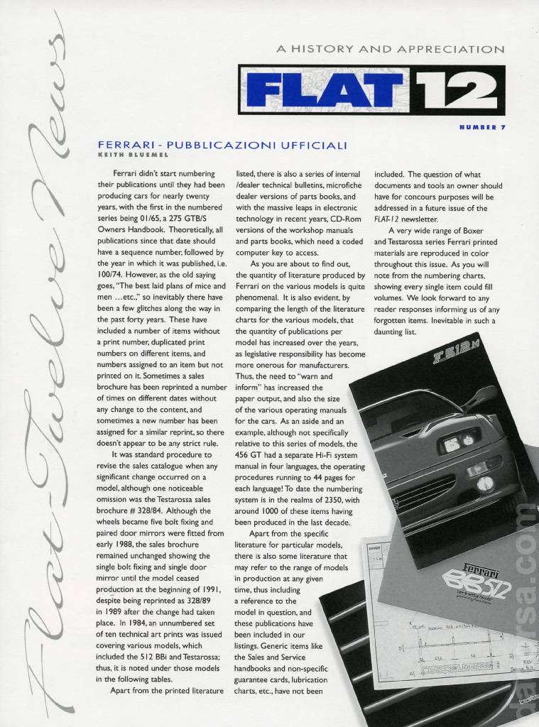 Cover of Flat 12 newsletter issue 7, NUMBER 7 (2006)