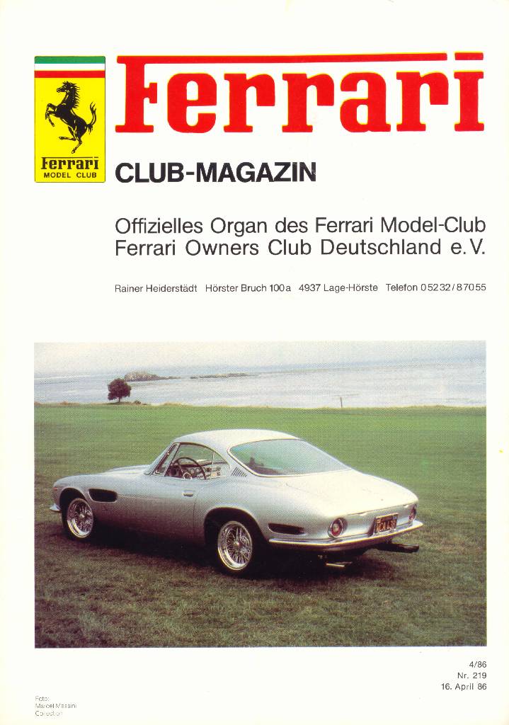 Image for Ferrari Model Club issue 219