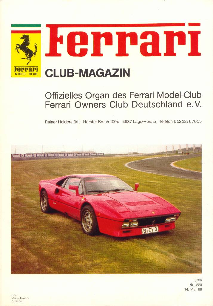 Image for Ferrari Model Club issue 220