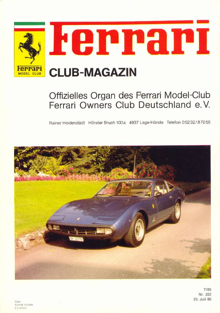 Image for Ferrari Model Club issue 222