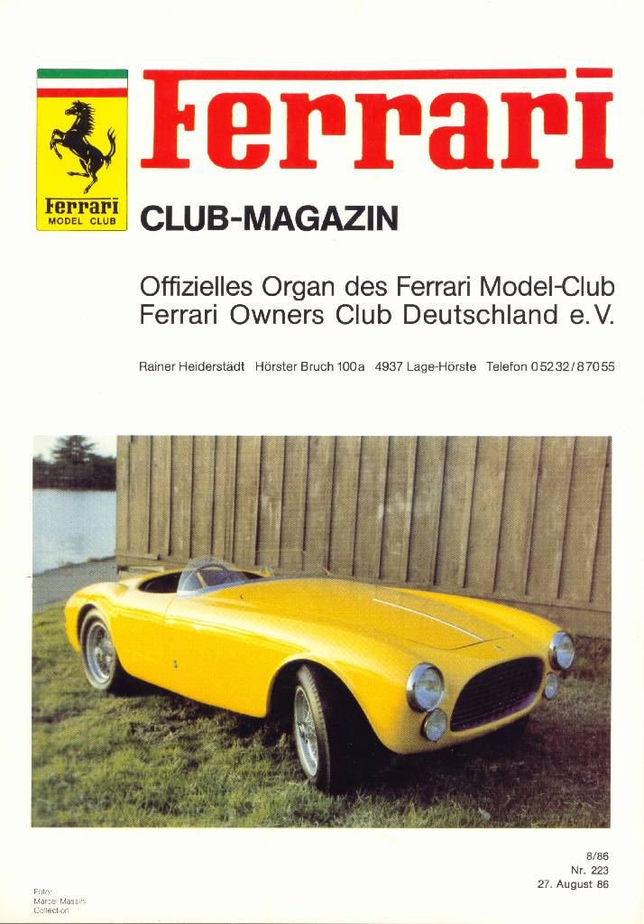 Image for Ferrari Model Club issue 223