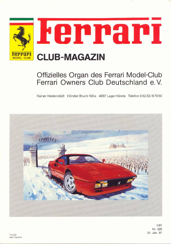 Image for Ferrari Model Club issue 228