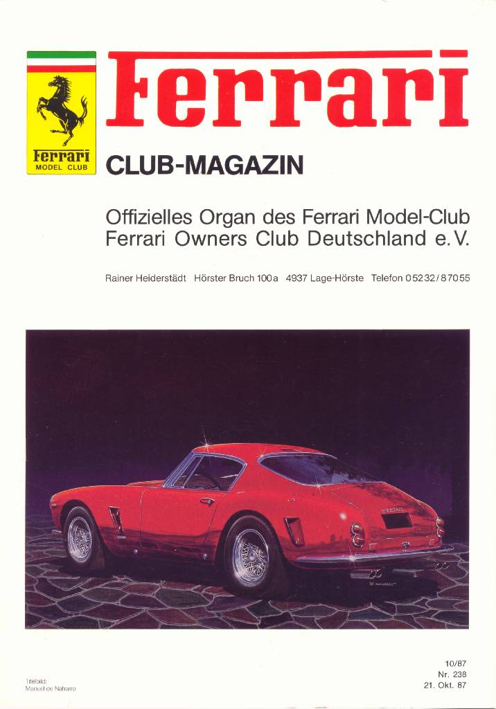 Image for Ferrari Model Club issue 238