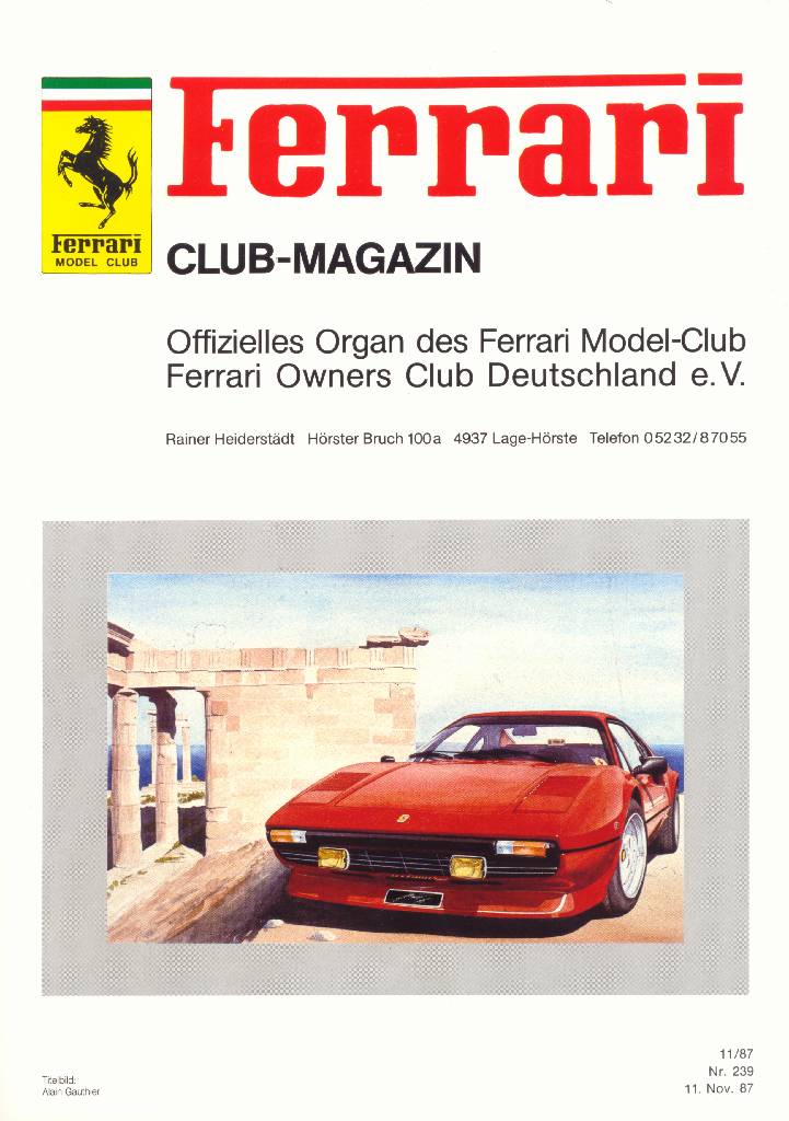 Image for Ferrari Model Club issue 239