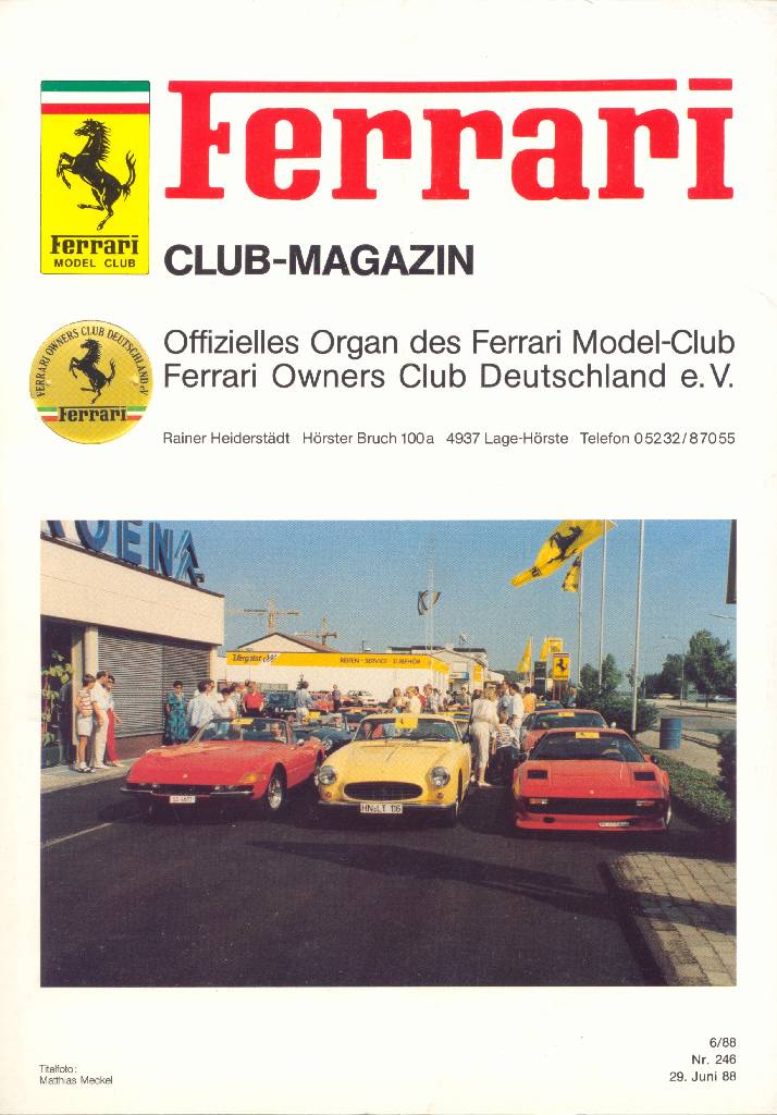 Image for Ferrari Model Club issue 246
