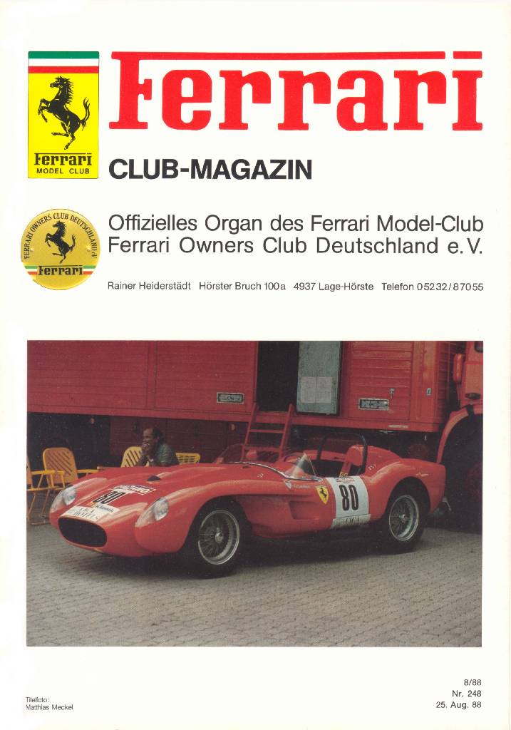 Image for Ferrari Model Club issue 248