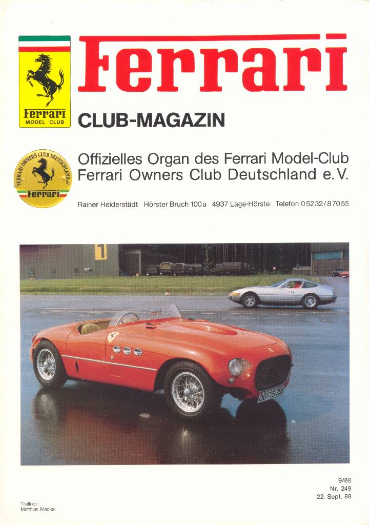 Image for Ferrari Model Club issue 249
