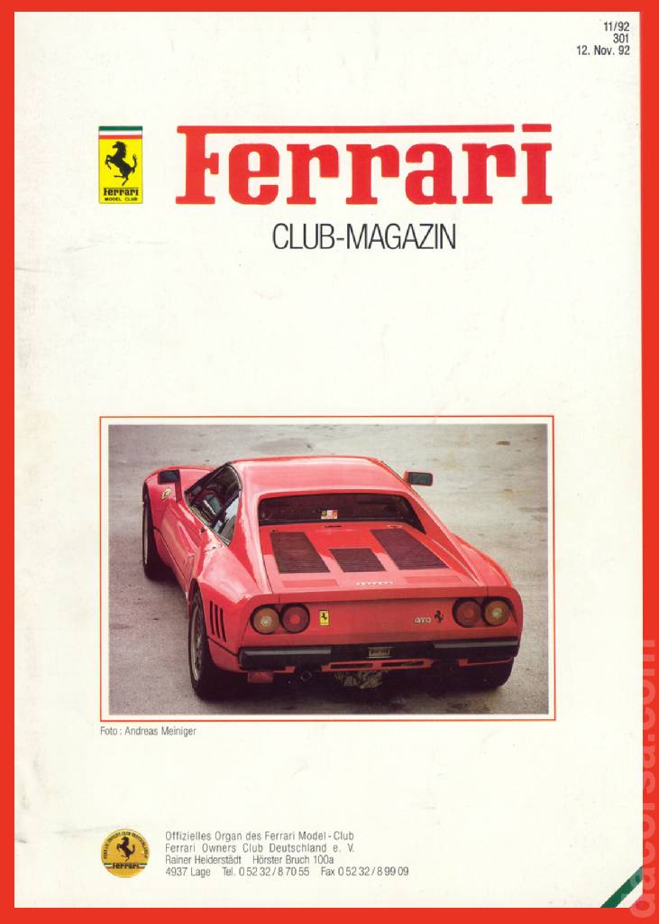 Ferrari Model Club issue 301 :: dacorsa.com