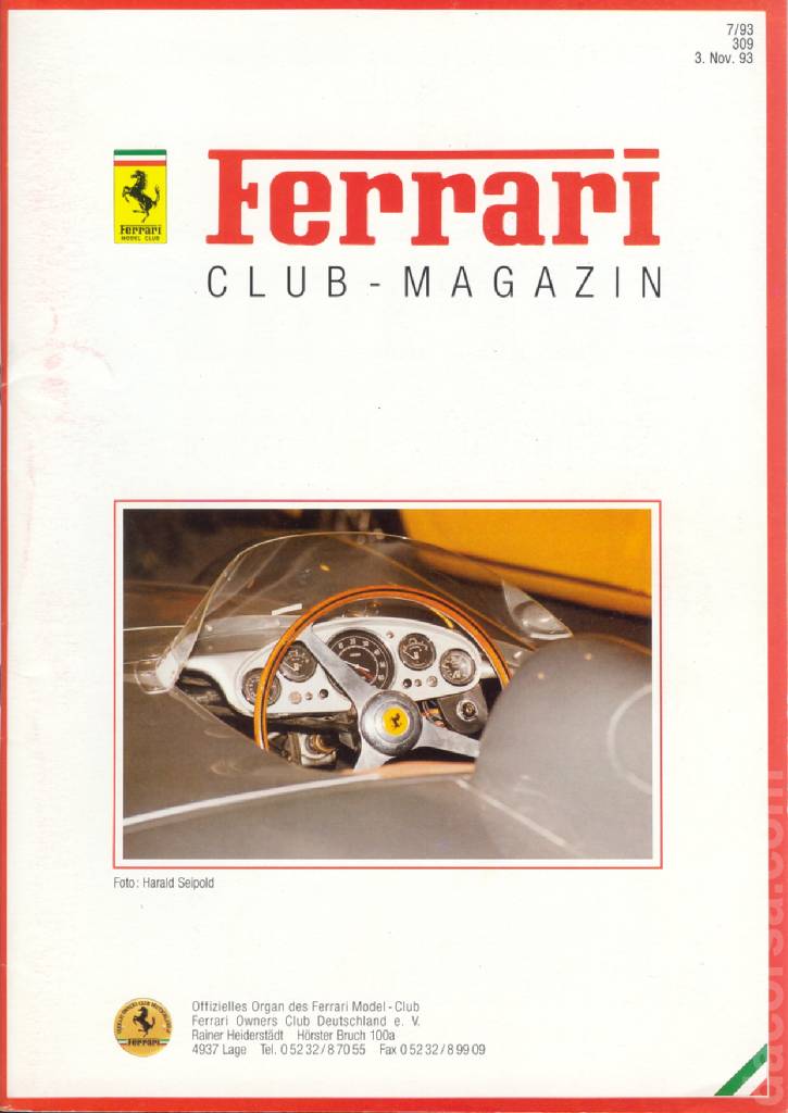 Image for Ferrari Model Club issue 309