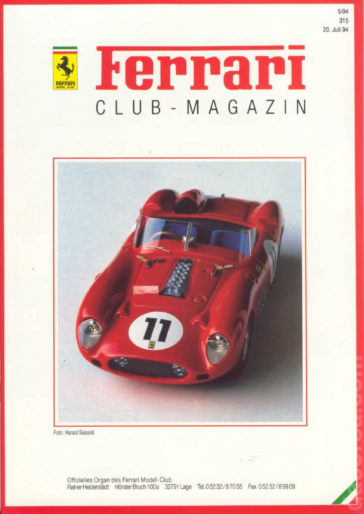 Image for Ferrari Model Club issue 315