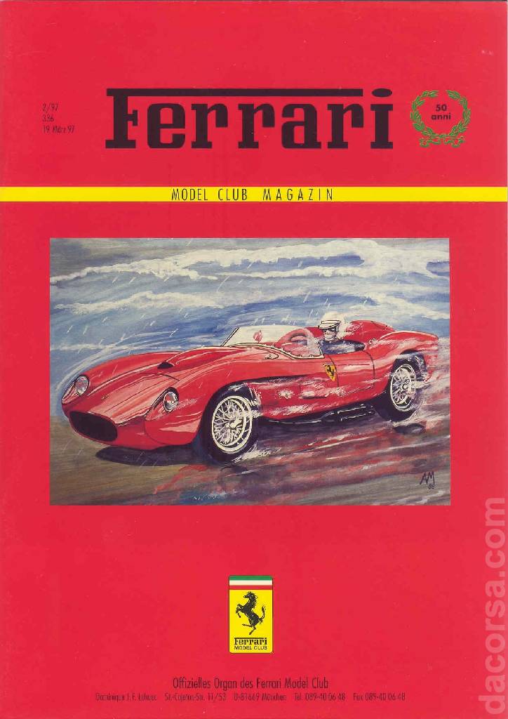 Cover of Ferrari Model Club issue 336, 19 Marz 97 (1997)