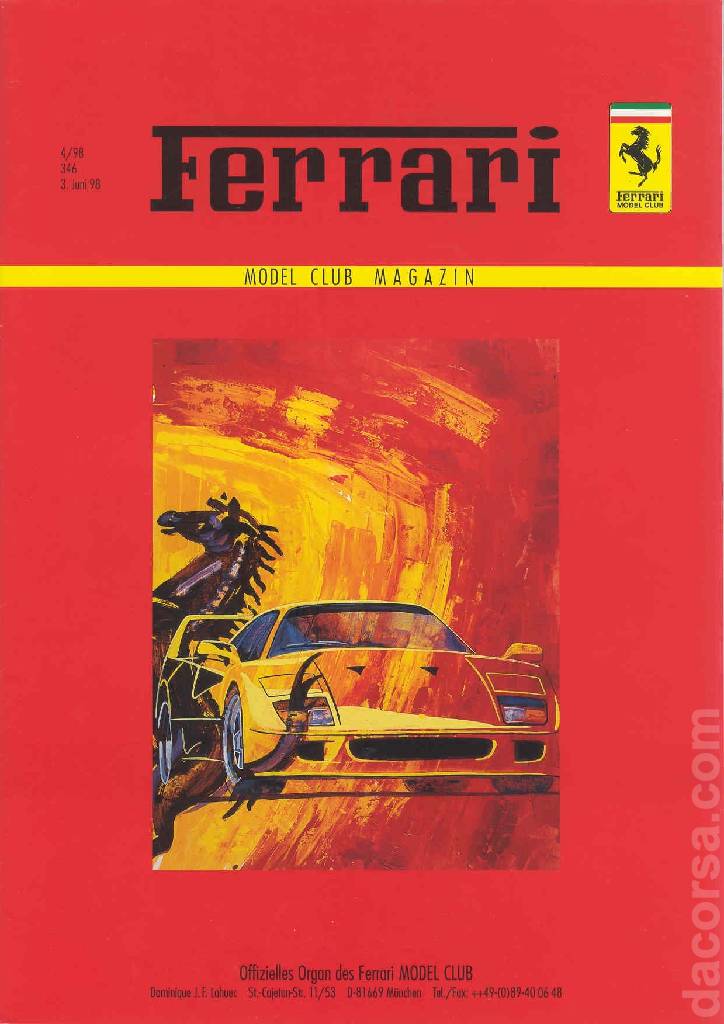 Image for Ferrari Model Club issue 346