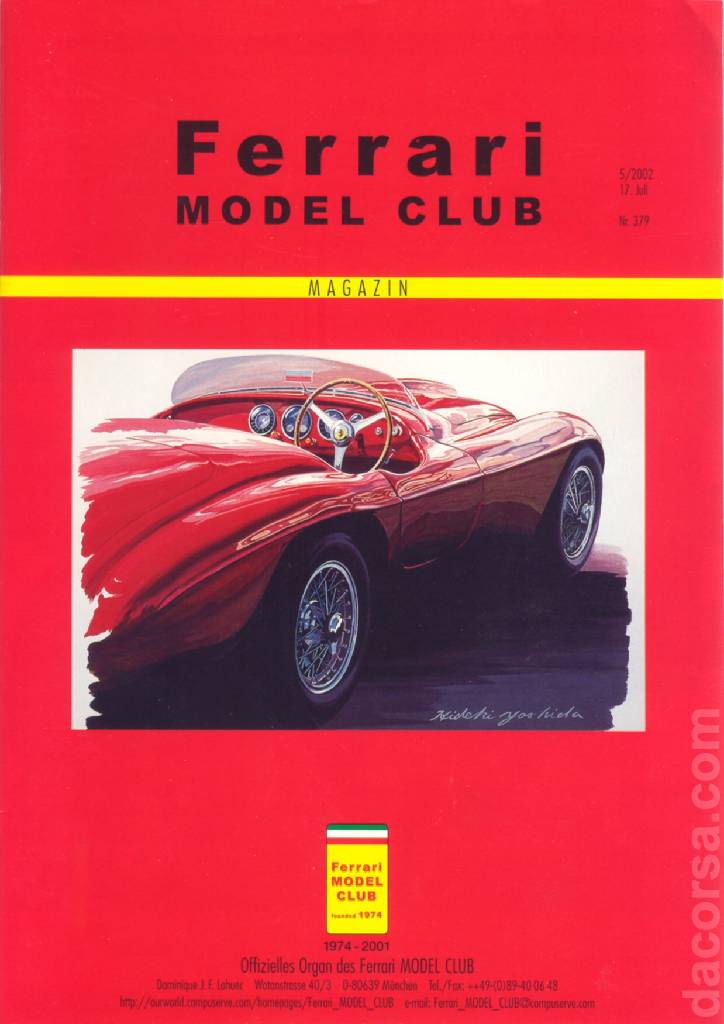 Cover of Ferrari Model Club issue 379, 17. Juli 2002