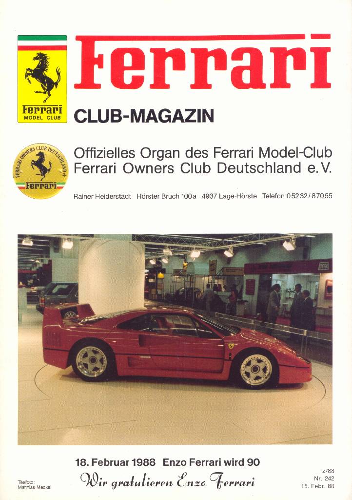 Image for Ferrari Model Club issue 242