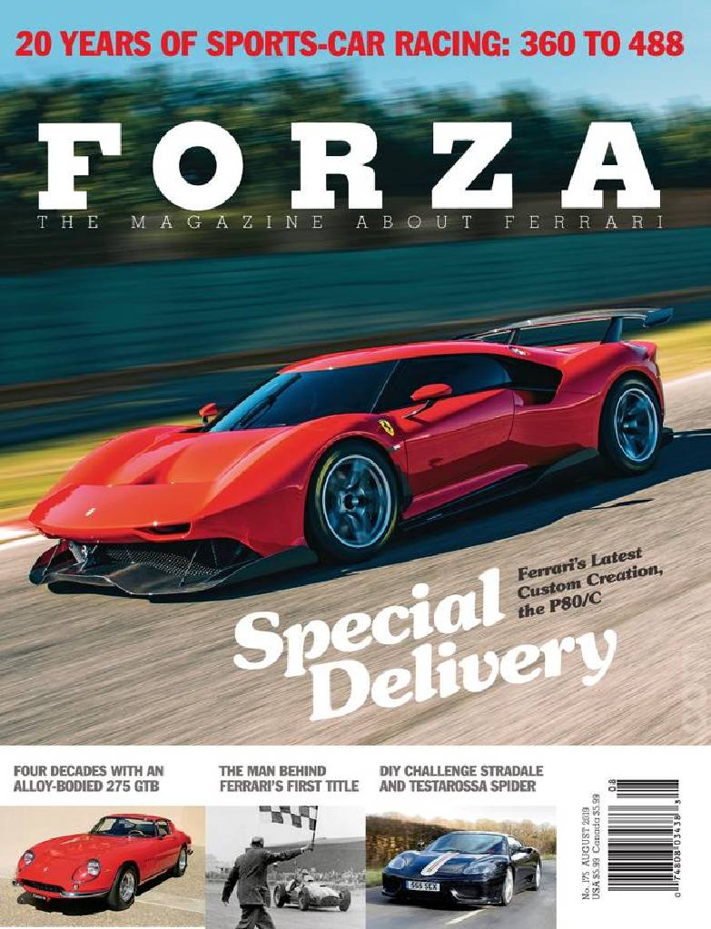 Cover of Forza Magazine issue 175, AUGUST 2019