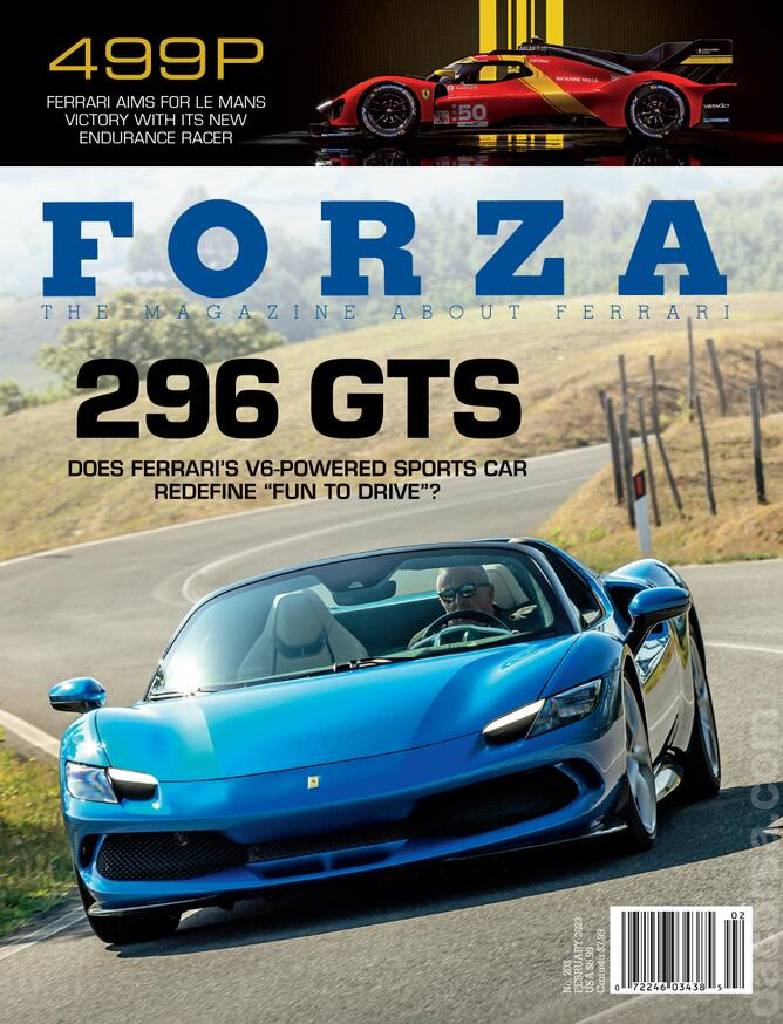 Cover of Forza Magazine issue 203, FEBRUARY 2023