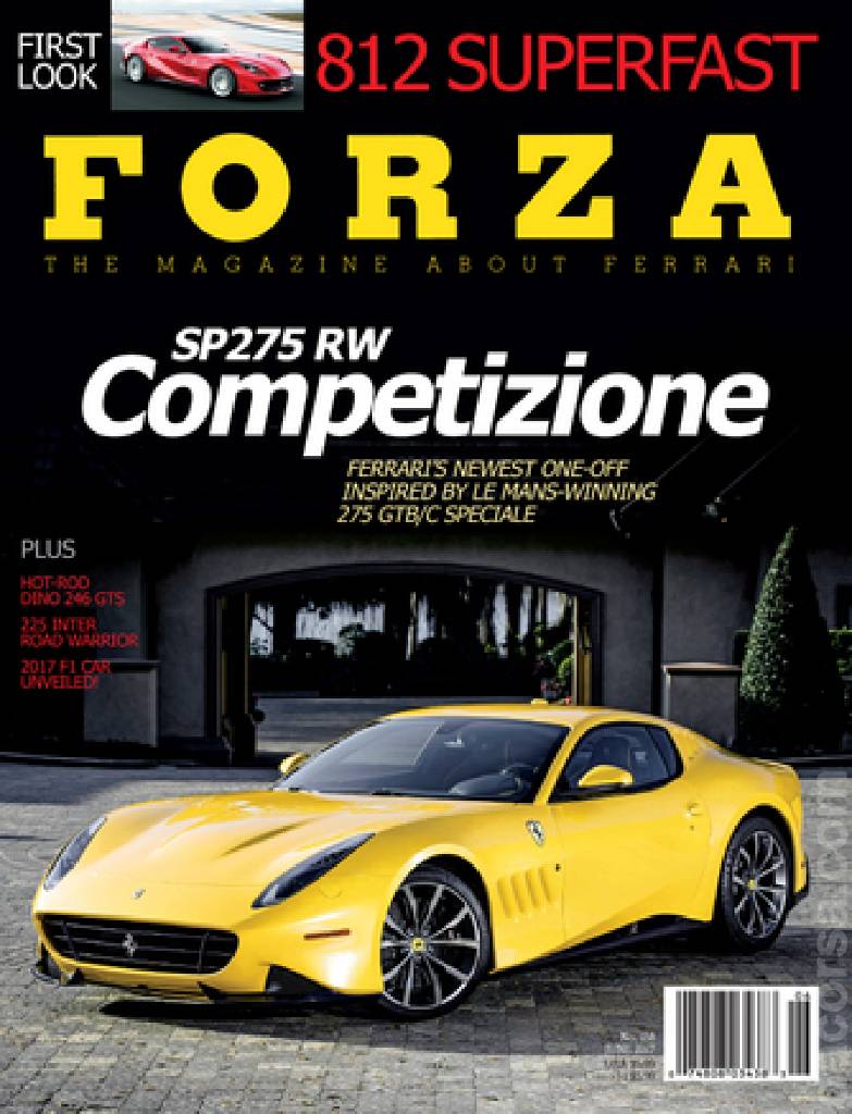 Cover of Forza Magazine issue 158, JUNE 2017