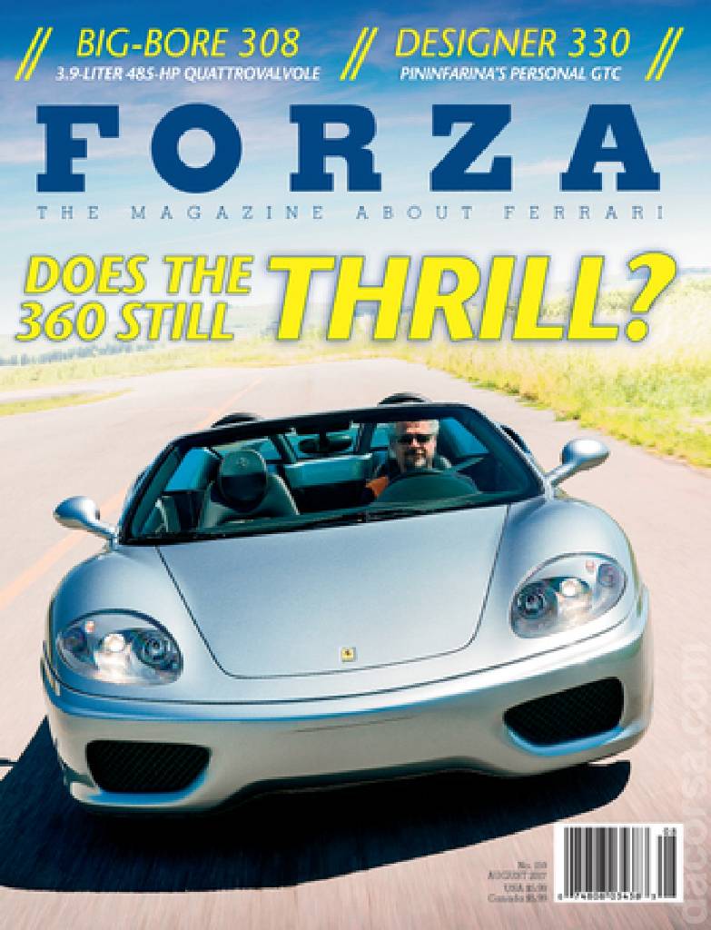 Cover of Forza Magazine issue 159, AUGUST 2017