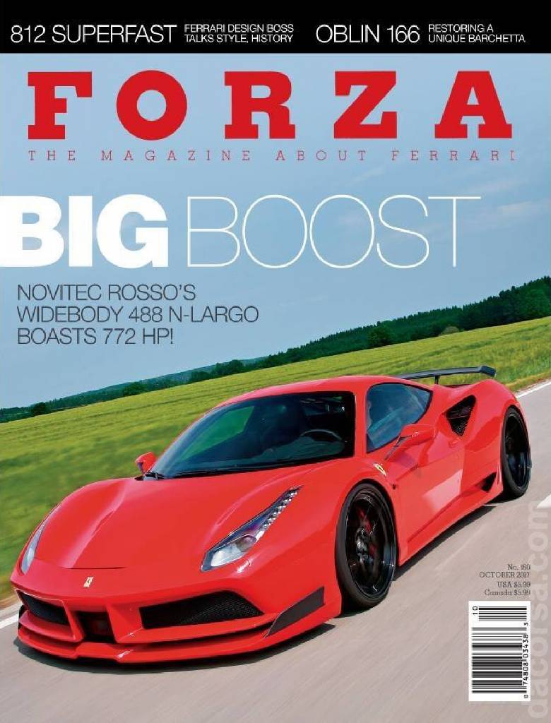 Cover of Forza Magazine issue 160, OCTOBER 2017