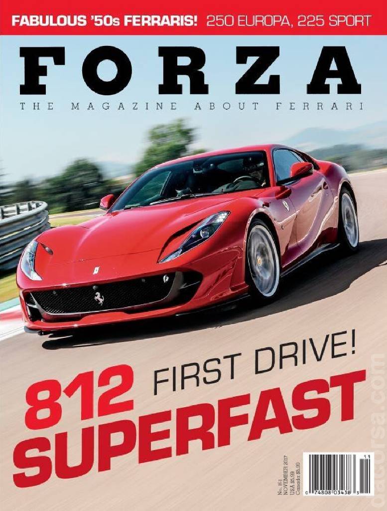 Cover of Forza Magazine issue 161, NOVEMBER 2017