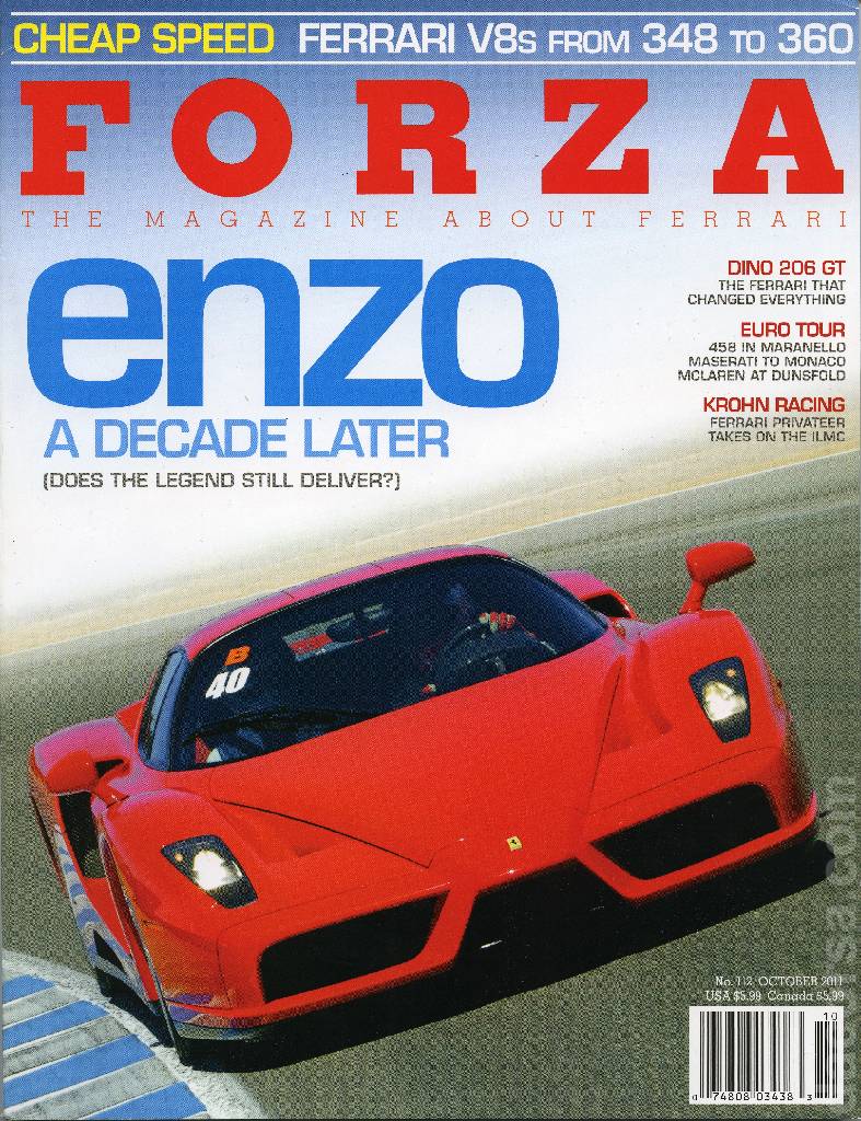 Cover of Forza Magazine issue 112, OCTOBER 2011