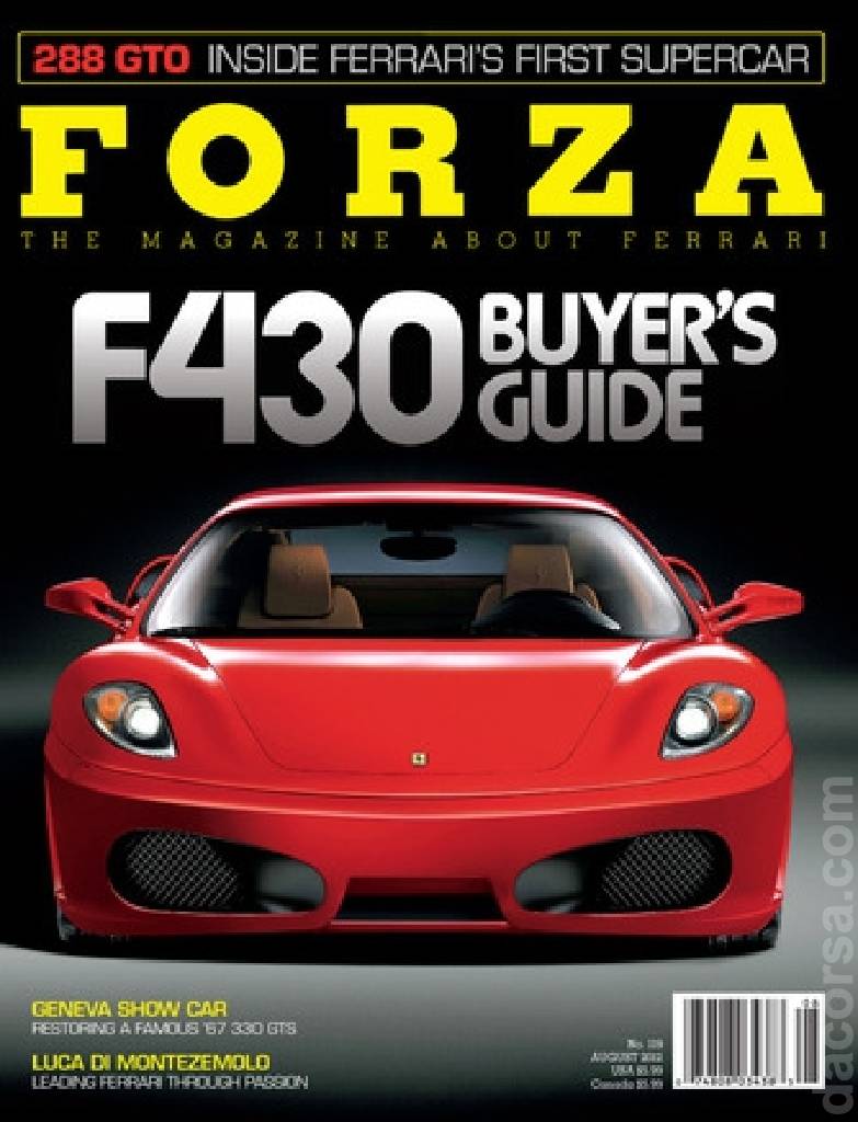 Cover of Forza Magazine issue 119, AUGUST 2012