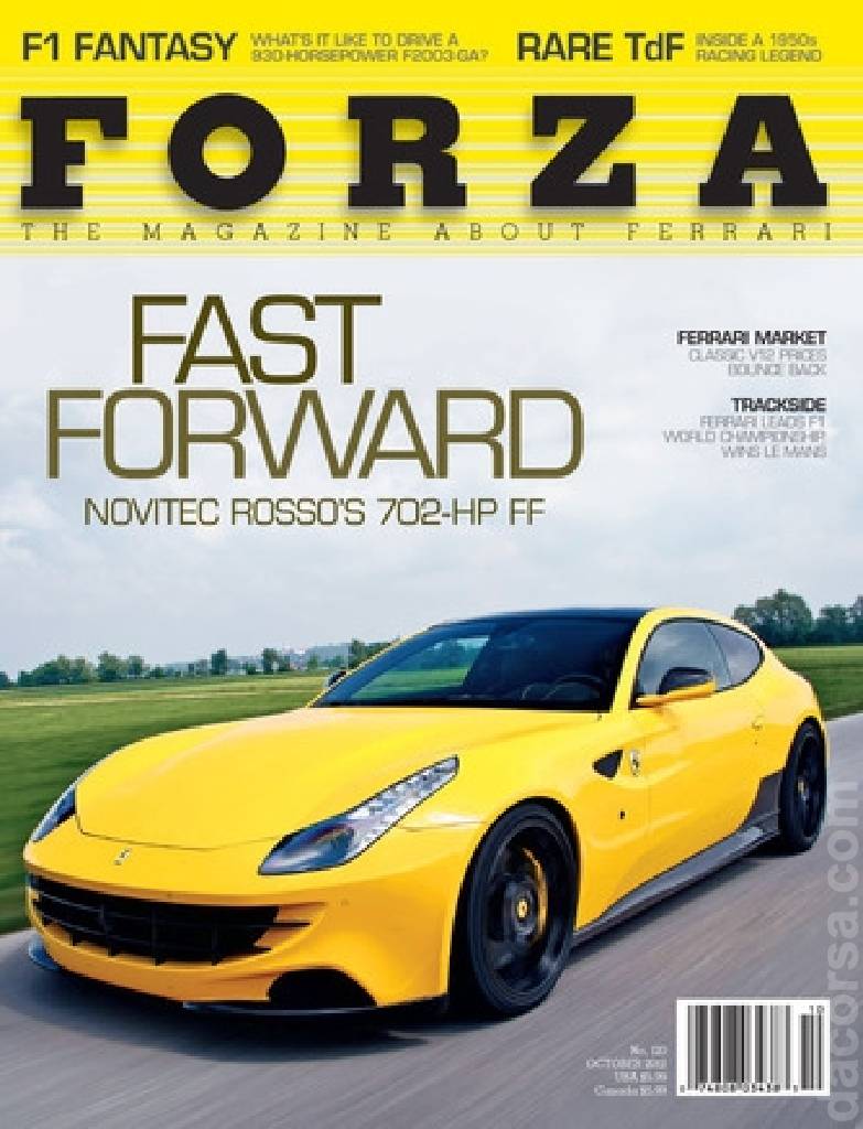 Cover of Forza Magazine issue 120, OCTOBER 2012