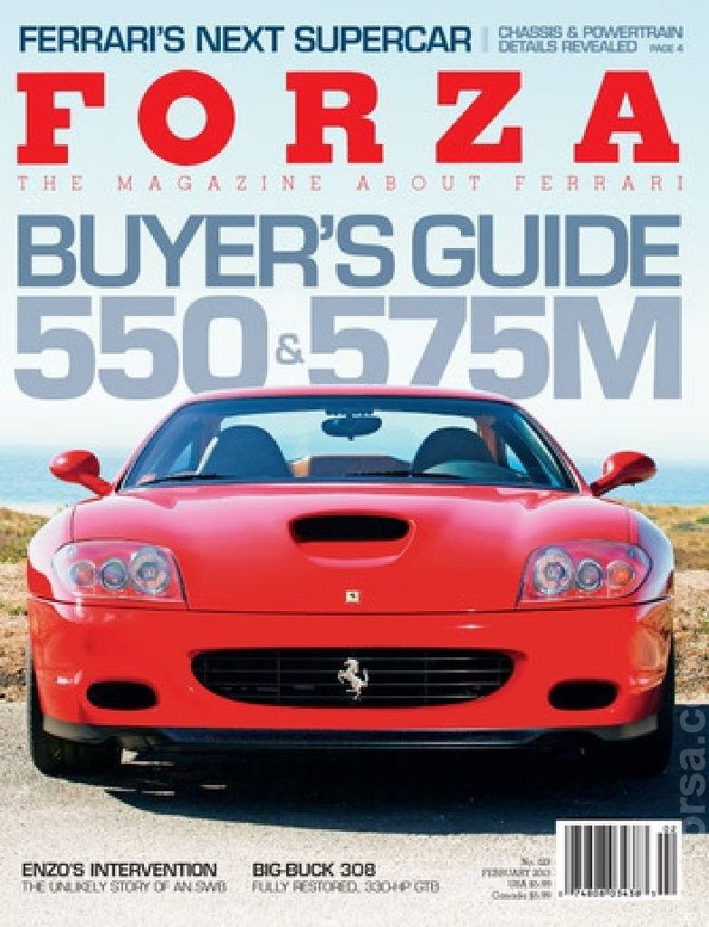 Cover of Forza Magazine issue 123, FEBRUARY 2013