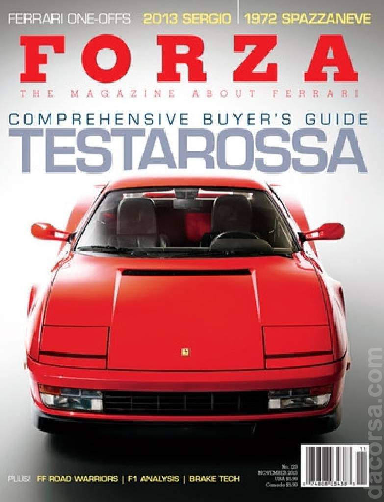Cover of Forza Magazine issue 129, NOVEMBER 2013