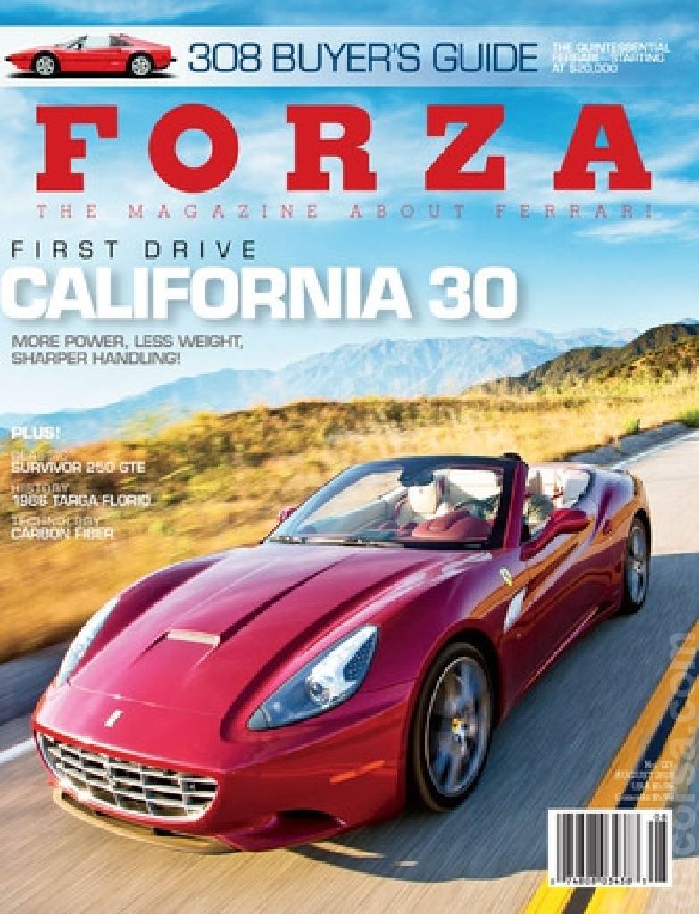Cover of Forza Magazine issue 127, AUGUST 2013