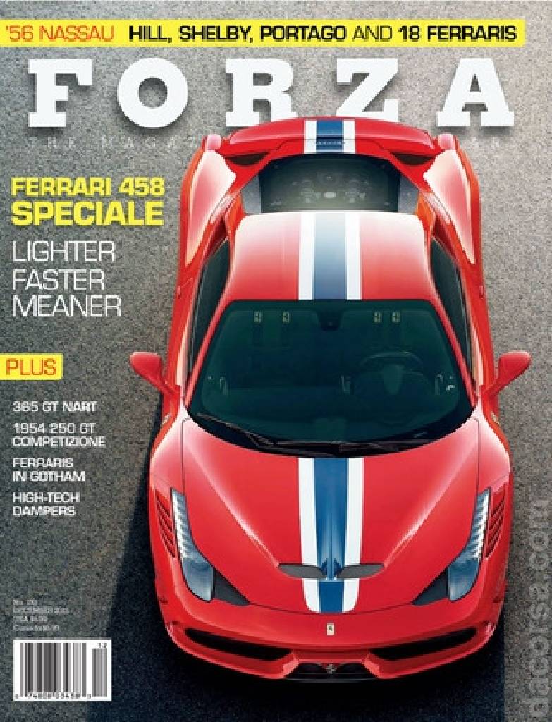 Cover of Forza Magazine issue 130, DECEMBER 2013