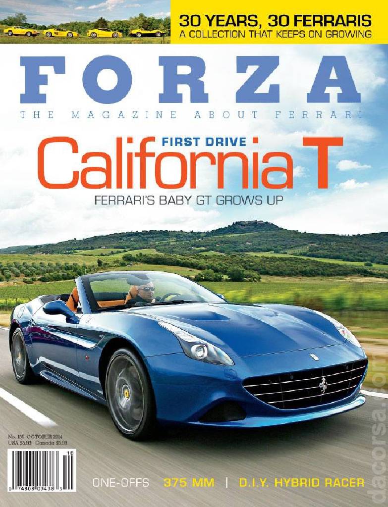 Cover of Forza Magazine issue 136, OCTOBER 2014