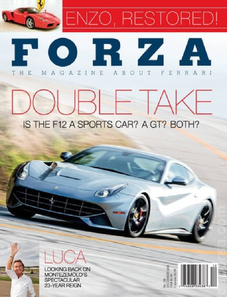 Cover of Forza Magazine issue 138, DECEMBER 2014