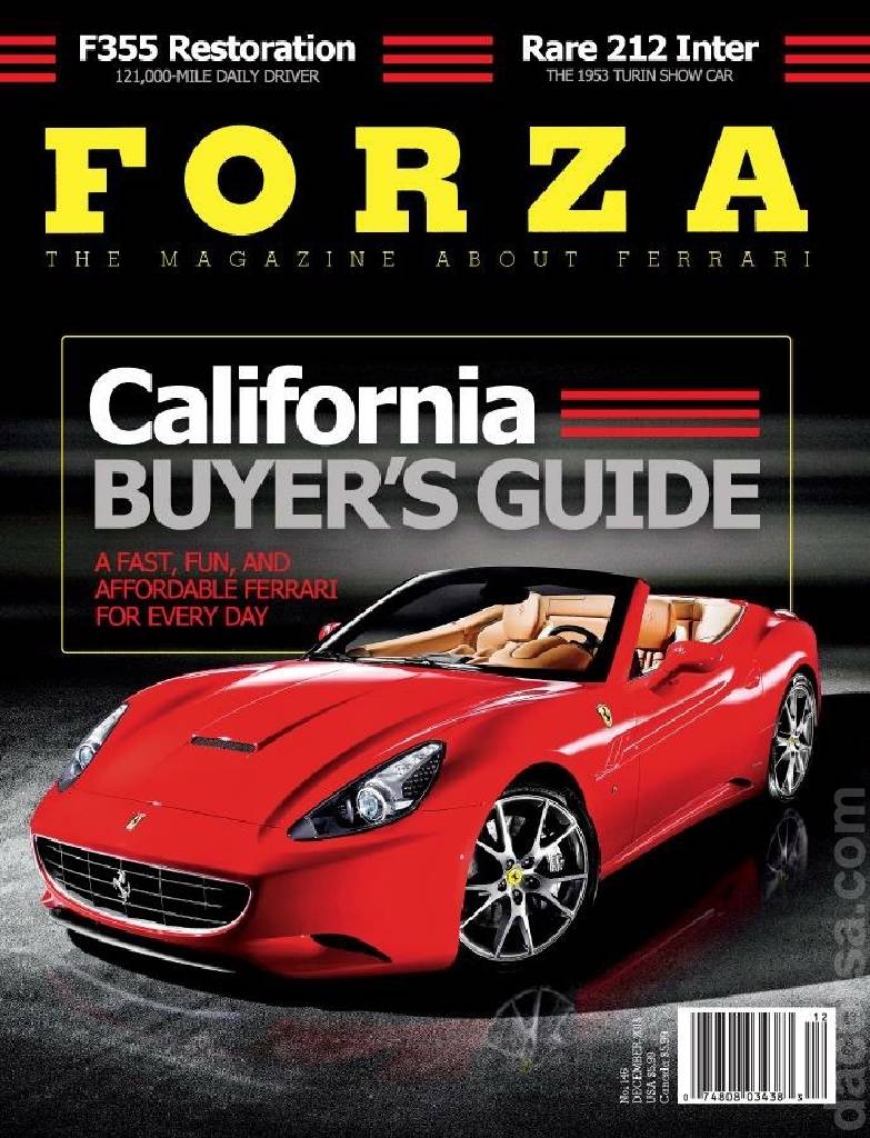 Cover of Forza Magazine issue 146, DECEMBER 2015