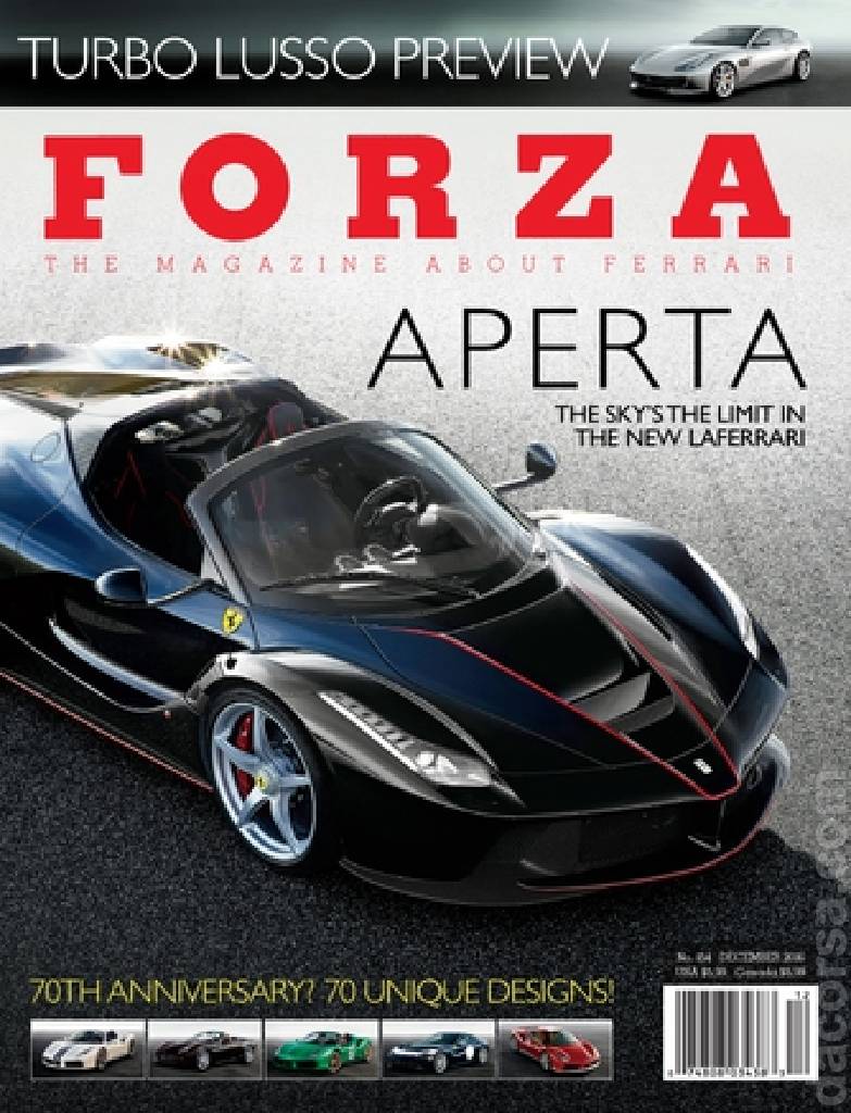 Cover of Forza Magazine issue 154, DECEMBER 2016