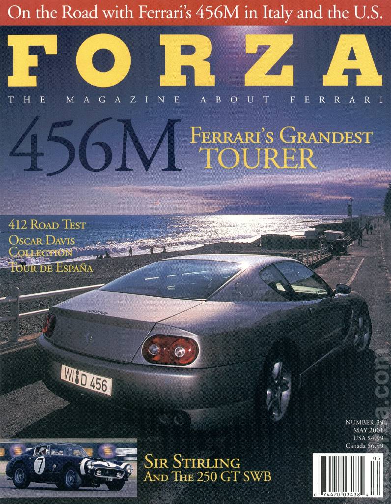 Cover of Forza Magazine issue 29, MAY 2001
