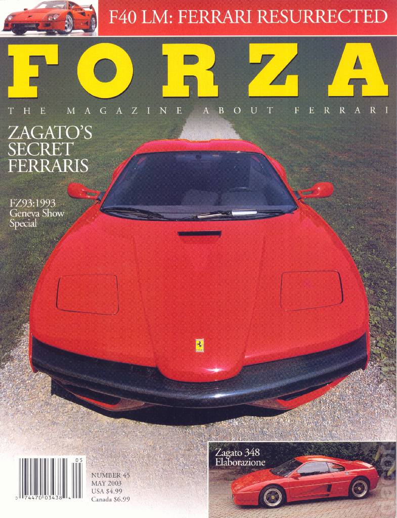Cover of Forza Magazine issue 45, MAY 2003