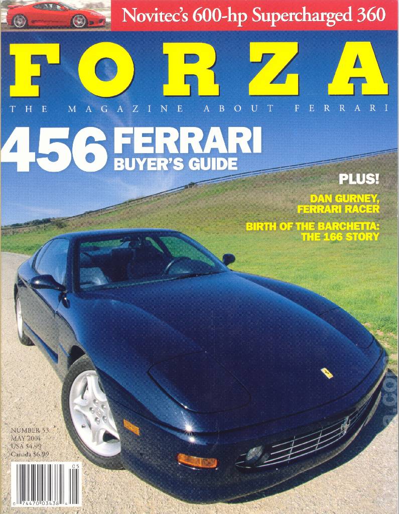 Cover of Forza Magazine issue 53, MAY 2004