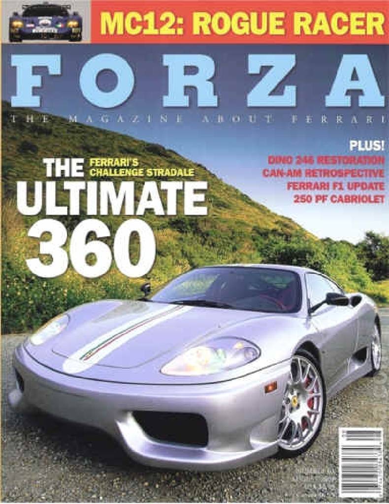 Cover of Forza Magazine issue 63, AUGUST 2005 Cover of Forza Magazine issue 63, AUGUST 2005