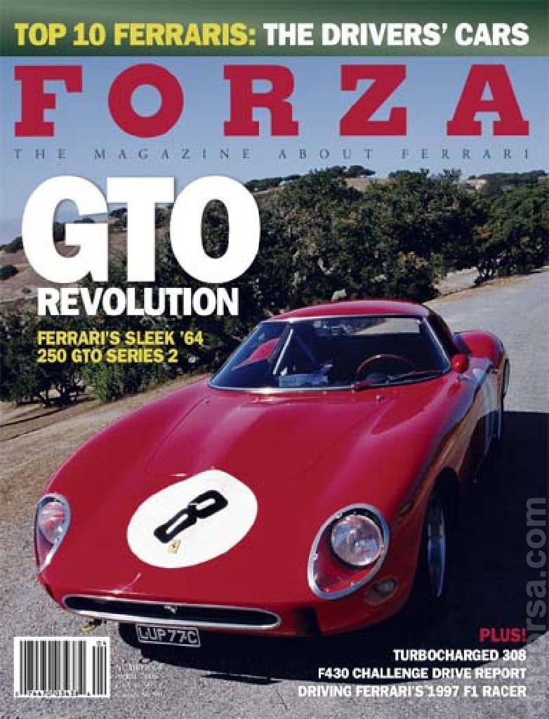 Cover of Forza Magazine issue 68, APRIL 2006
