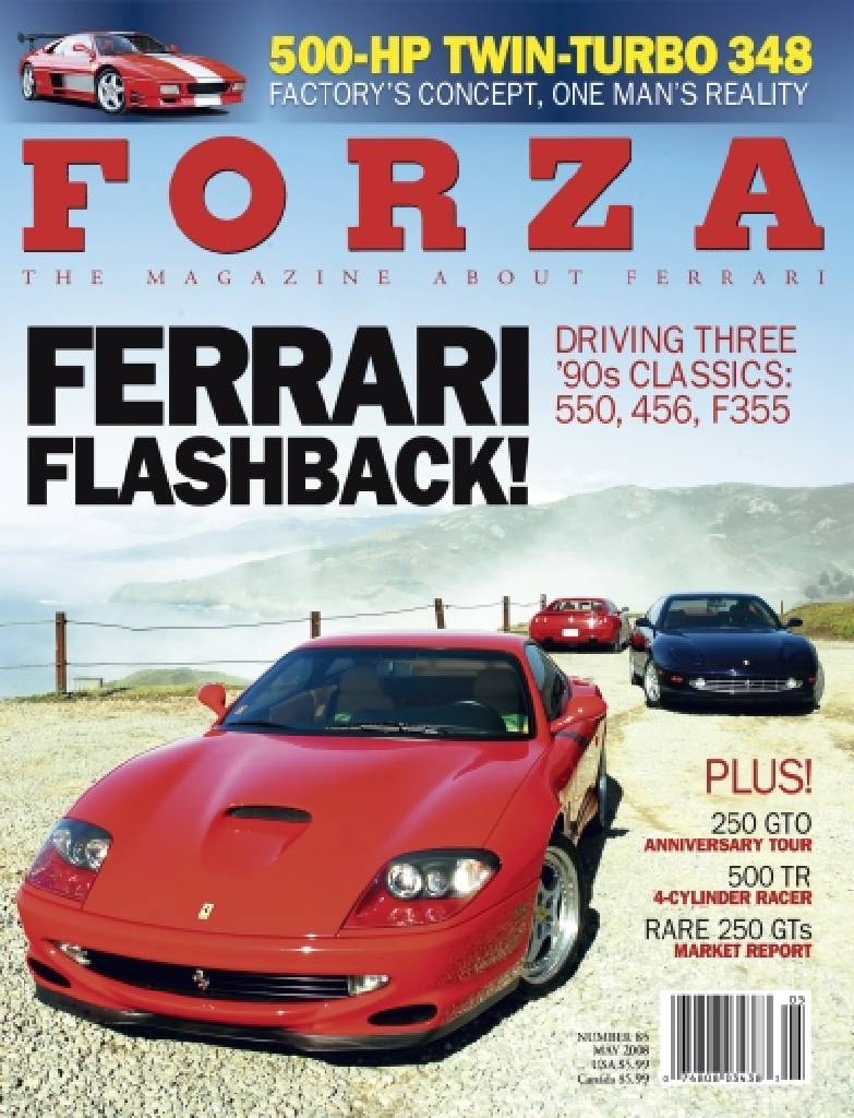Cover of Forza Magazine issue 85, MAY 2008