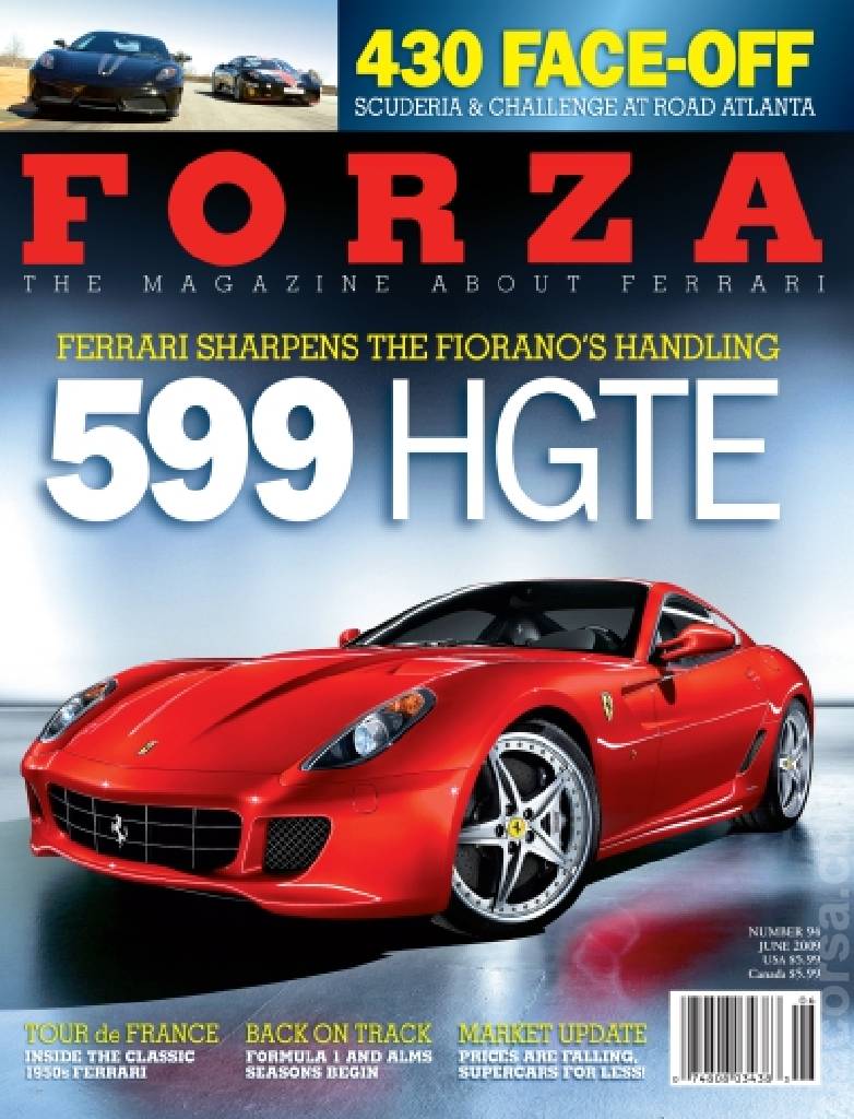 Cover of Forza Magazine issue 94, JUNE 2009