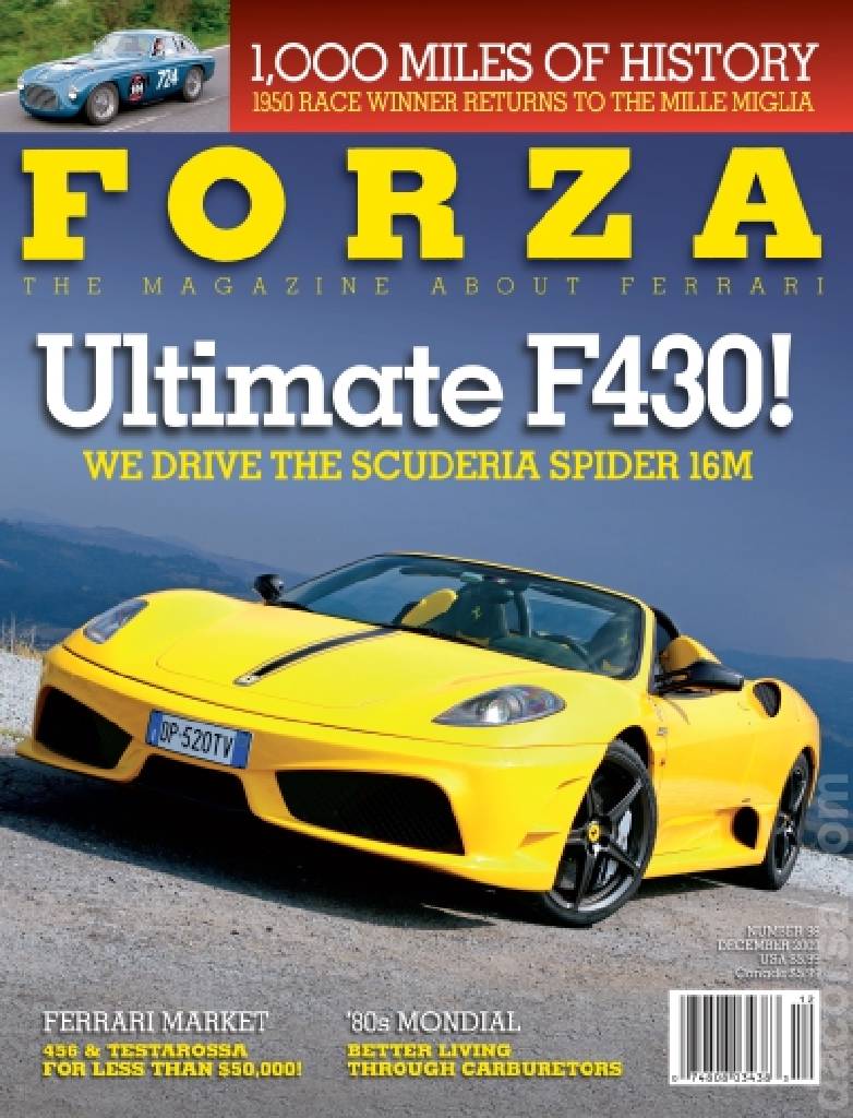 Cover of Forza Magazine issue 98, DECEMBER 2009