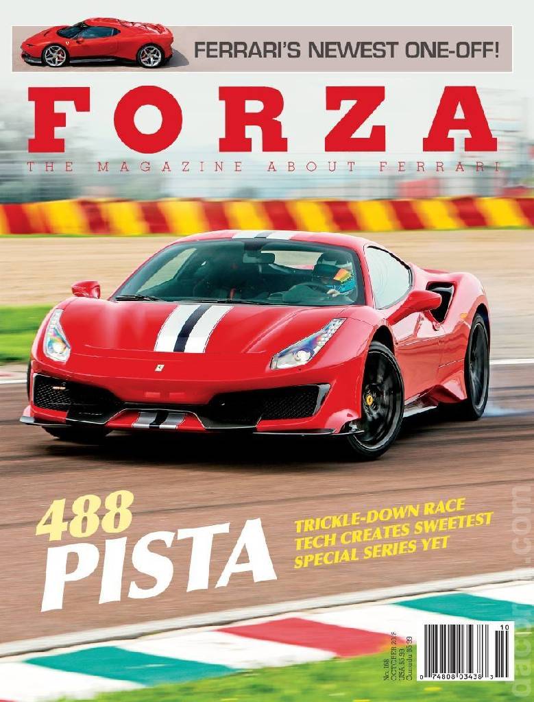 Cover of Forza Magazine issue 168, OCTOBER 2018