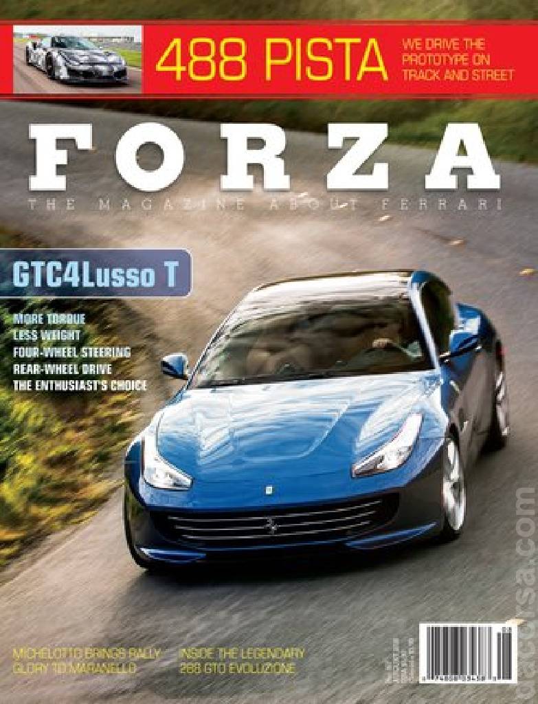 Cover of Forza Magazine issue 167, AUGUST 2018