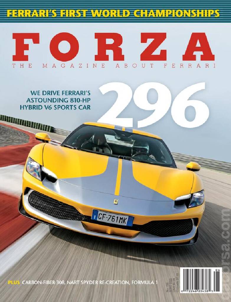 Cover of Forza Magazine issue 198, JUNE 2022