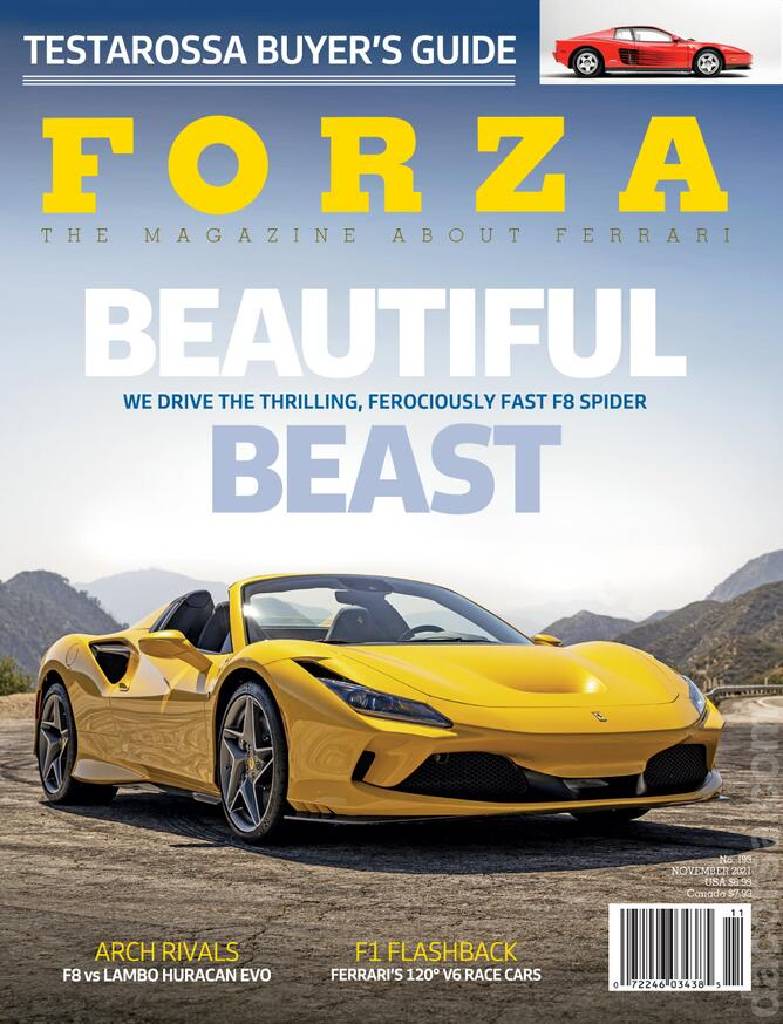 Cover of Forza Magazine issue 193, NOVEMBER 2021