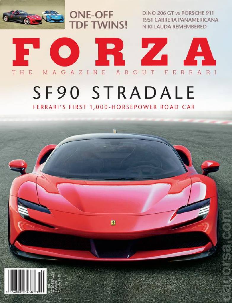Cover of Forza Magazine issue 176, OCTOBER 2019