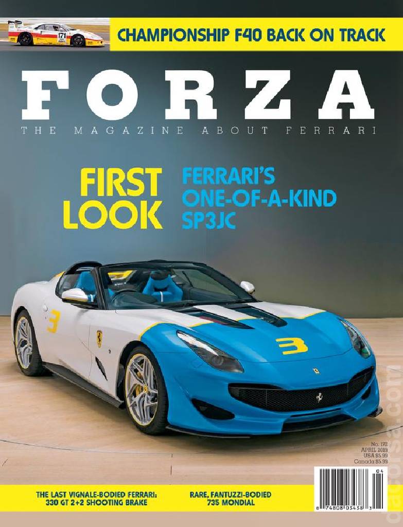 Cover of Forza Magazine issue 172, APRIL 2019